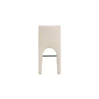 Tabouret de comptoir en bois et lin, hauteur d'assise 67,3 cm