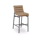 Meridian Furniture,Burke Tan Vegan Leather Bar Stool