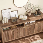 Armoire de rangement à 3 étagères en aggloméré avec portes 167 cm H