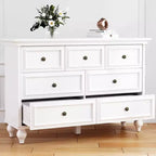 Commode en bois massif à 7 tiroirs