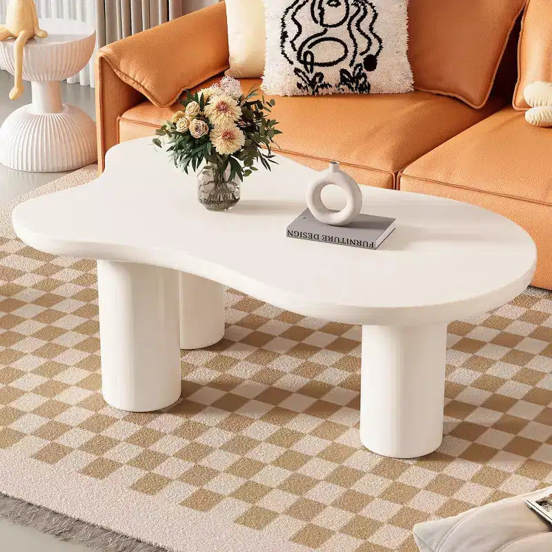 MDF Cloud-Shape 3-Leg Coffee Table