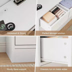 Commode 12 tiroirs en MDF 155 cm (L) x 40 cm (P) x 80 cm (H)