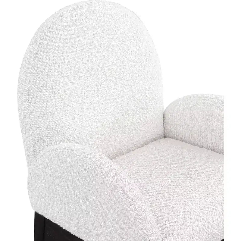 Plywood Linen Upholstered Dining Arm Chair 23"W x 23"D x 35.5"H