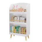 Bibliothèque pour enfants à 3 niveaux en pin MDF avec meuble de rangement 50 cm (L) x 24 cm (P) x 95 cm (H)