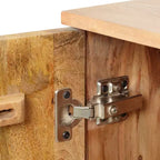 Buffet de rangement 2 portes en bois de manguier et acacia 47"L x 16"P x 26,5"H