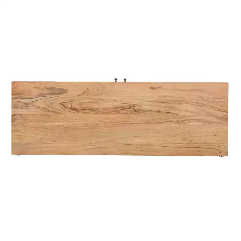 Acacia Mango Wood 2-Door Storage Sideboard 47"W x 16"D x 26.5"H