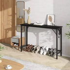 Acekool Modern Console Table with Built-in Charging Entryway Table, Behind Sofa Side Table with USB/Outlets