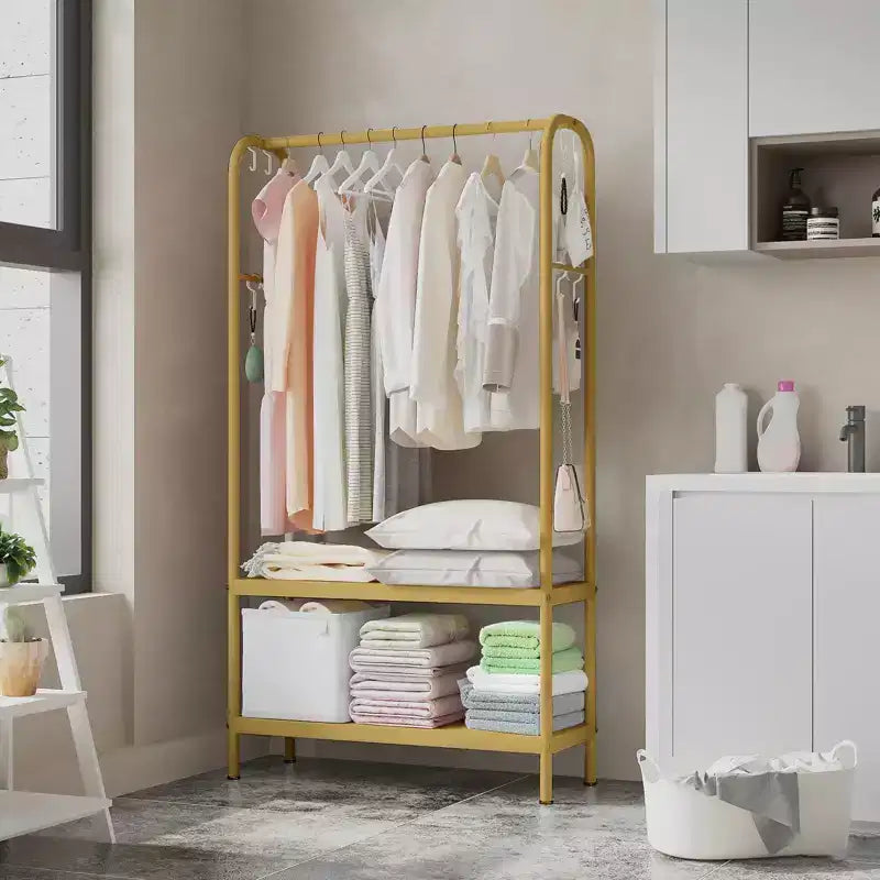 Metal Freestanding Garment Rack 31.5"W x 13"D x 67.7"H
