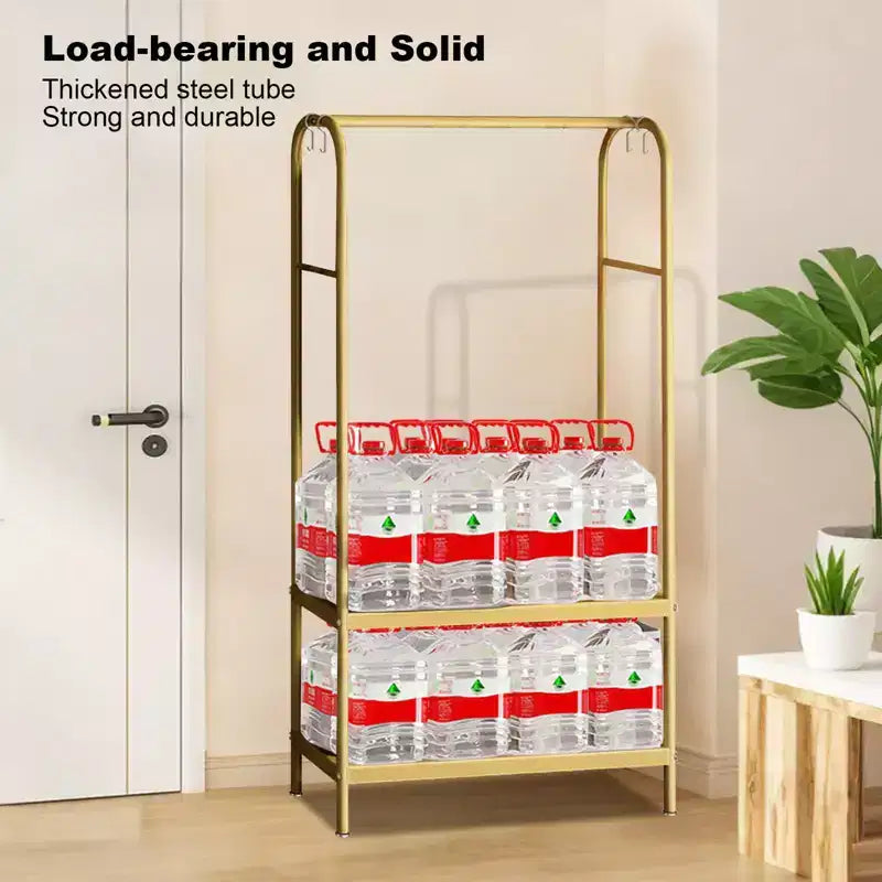 Metal Freestanding Garment Rack 31.5"W x 13"D x 67.7"H
