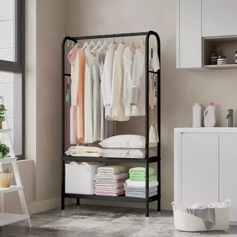 Metal Freestanding Garment Rack 31.5"W x 13"D x 67.7"H