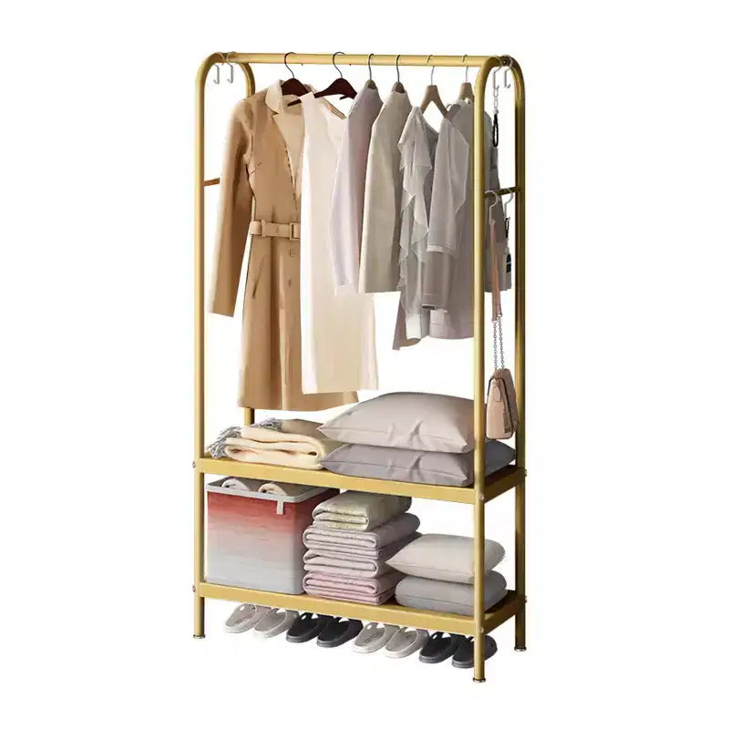 Metal Freestanding Garment Rack 31.5"W x 13"D x 67.7"H